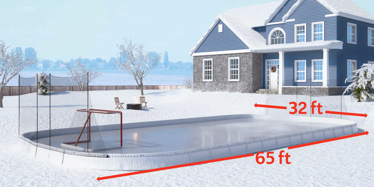 rink@-n 　SOUTH2 WEST8 ROPE 32inch YardRink Large Rink 32' x 65'