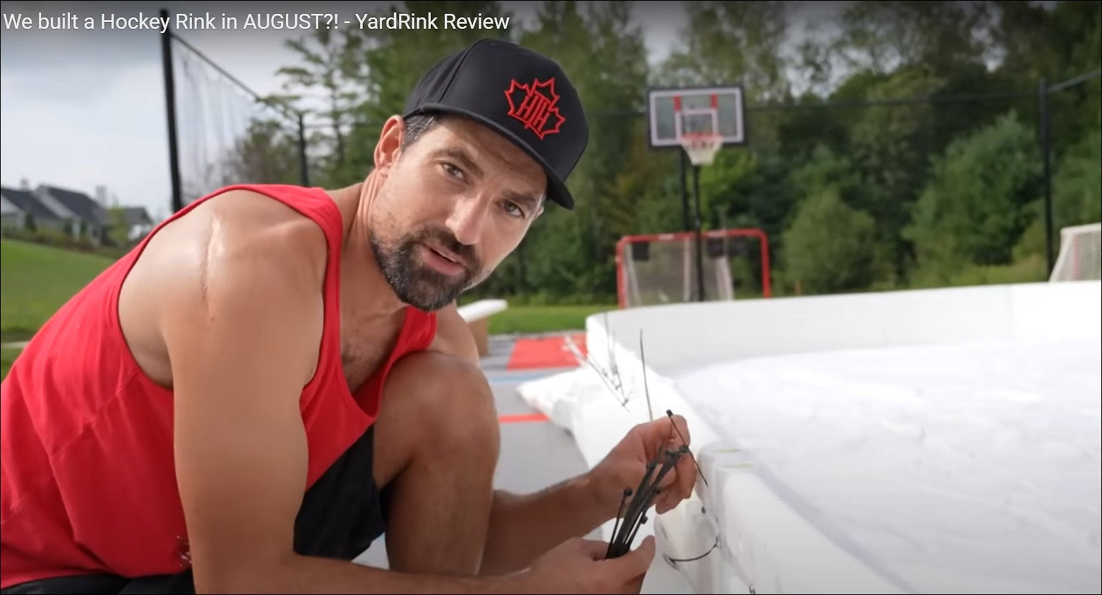 Coach Jeremy Sets Up His YardRink