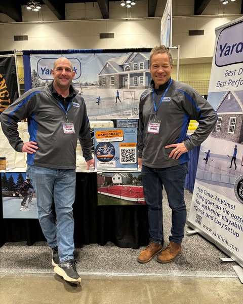 YardRink brings the ultimate outdoor rink experience to the Let's Play Hockey Expo in St. Paul, Minnesota