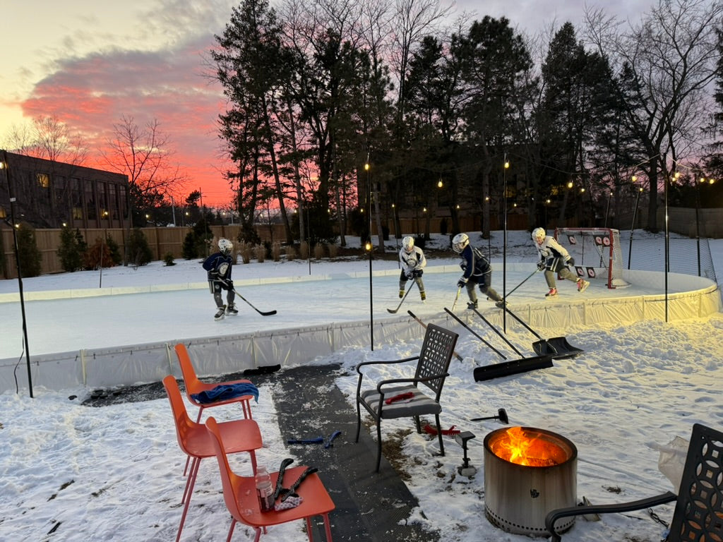 A Move to the Suburbs = Time for a Backyard Rink