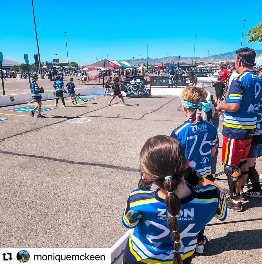 First-Ever Utah Mammoth 3v3 Street Hockey Tournament Features 11 YardRink Street Rinks