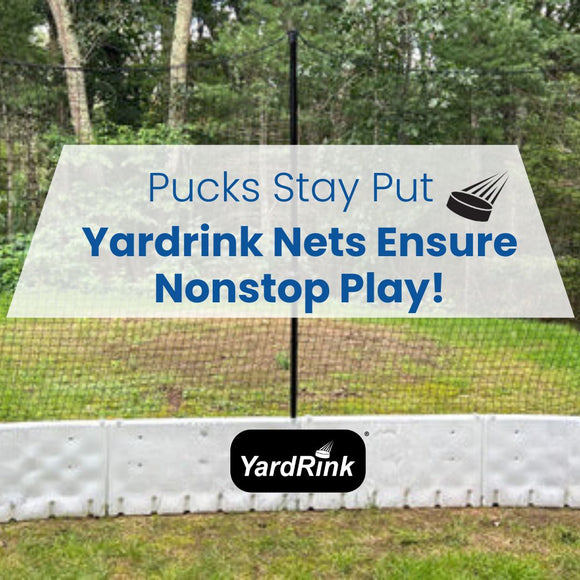 YARDRINK ANNOUNCES CUSTOM-SIZE RINKS AND INNOVATIVE PUCK RETENTION NETS